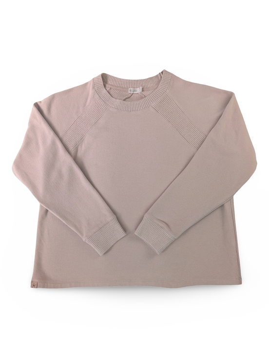 Barefoot Dreams Tops - Barefoot Dreams Malibu Womens Crewneck Sweatshirt Light Mauve Cozy Soft Size S